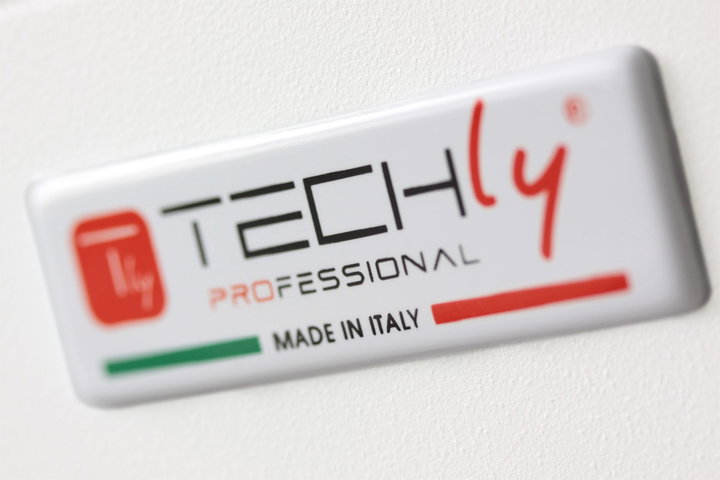 Armadio Rack 19" a Muro 16U Sezione Unica P.600mm Bianco - Techly Professional I-CASE EW-2016WH6