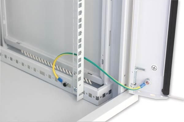 Armadio Rack 19'' a muro 20 unità sezione unica prof. 600mm Grigio - Intellinet I-CASE EW-2020G