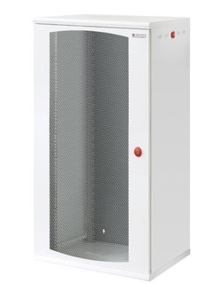 Armadio Rack 19" a Muro 22U Sezione Unica P 600mm Porta Grigliata Bianco - Techly Professional I-CASE EW-2022WH6V