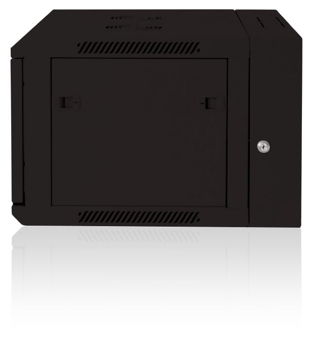 Armadio Rack 19'' a muro 9 unità due sezioni Nero - Intellinet I-CASE EW-3009BK