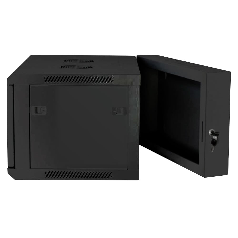 Armadio Rack 19'' a muro 9 unità due sezioni Nero - Intellinet I-CASE EW-3009BK