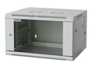Armadio Rack 19" a muro 12 unità due sezioni grigio - Intellinet I-CASE EW-3012G