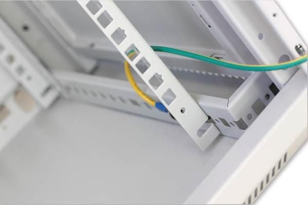 Armadio Rack 19'' a muro 15 unità due sezioni Grigio - Intellinet I-CASE EW-3015G