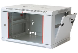 Armadio Rack 19'' a Muro 9 Unità Sezione Unica Prof. 450mm Grigio - Techly Professional I-CASE EWT-2409G