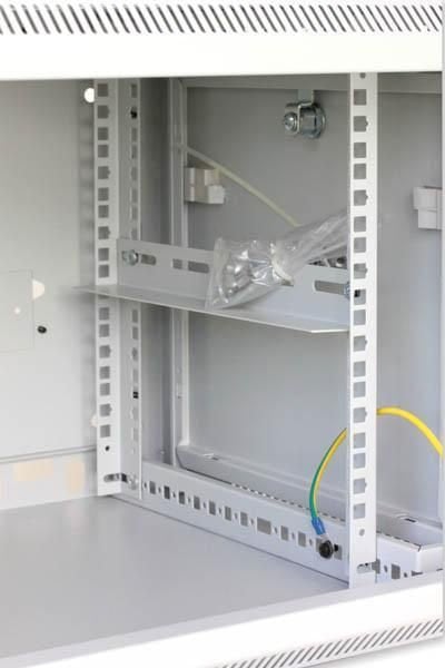 Armadio Rack 19" a muro 15 unità sezione unica prof. 450 mm Grigio - Techly Professional I-CASE EWT-2415G