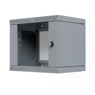 Armadio Rack 19" a Muro 9U da Assemblare Profondità 400-600 mm Grigio - X-RACK I-CASE EWX-2009G