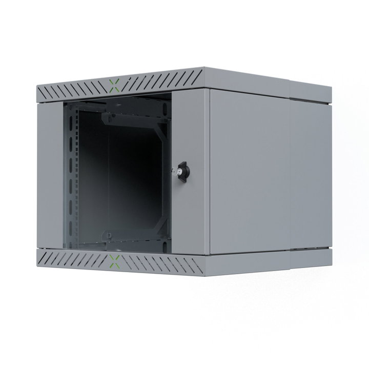 Armadio Rack 19" a Muro 9U da Assemblare Profondità 400-600 mm Grigio - X-RACK I-CASE EWX-2009G
