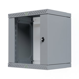 Armadio Rack 19" a Muro 12U da Assemblare Profondità 400-600 mm Grigio - X-RACK I-CASE EWX-2012G