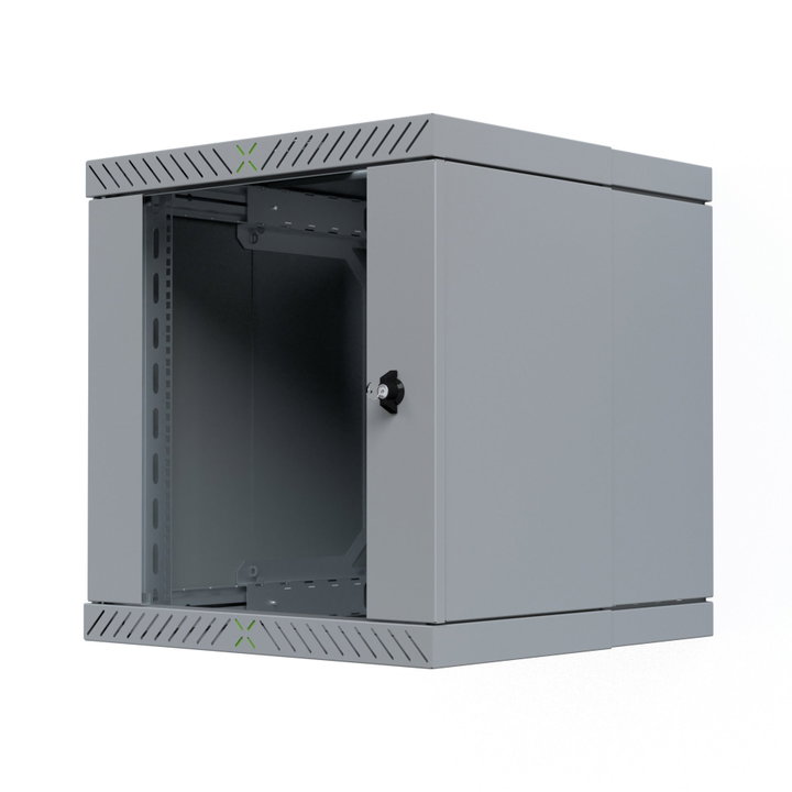 Armadio Rack 19" a Muro 12U da Assemblare Profondità 400-600 mm Grigio - X-RACK I-CASE EWX-2012G