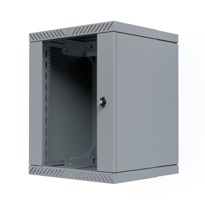 Armadio Rack 19" a Muro 15U da Assemblare Profondità 400-600 mm Grigio - X-RACK I-CASE EWX-2015G