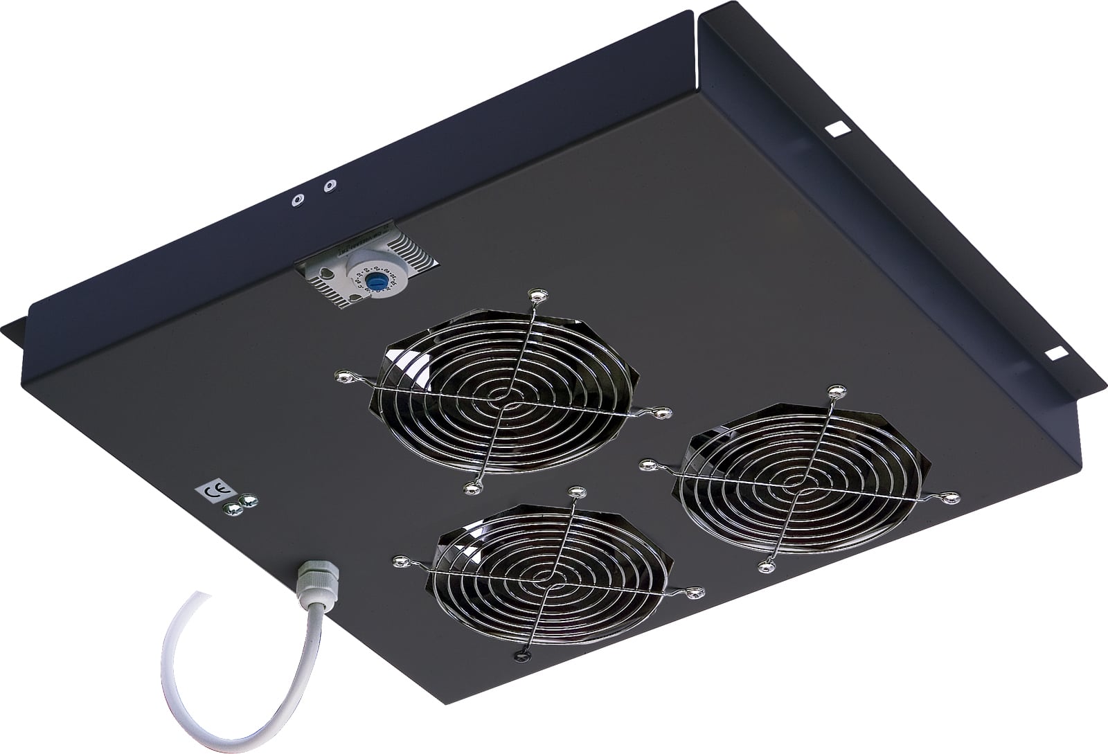 Gruppo 3 Ventole Soffitto con Termostato per Armadi Rack - Intellinet I-CASE FAN-10