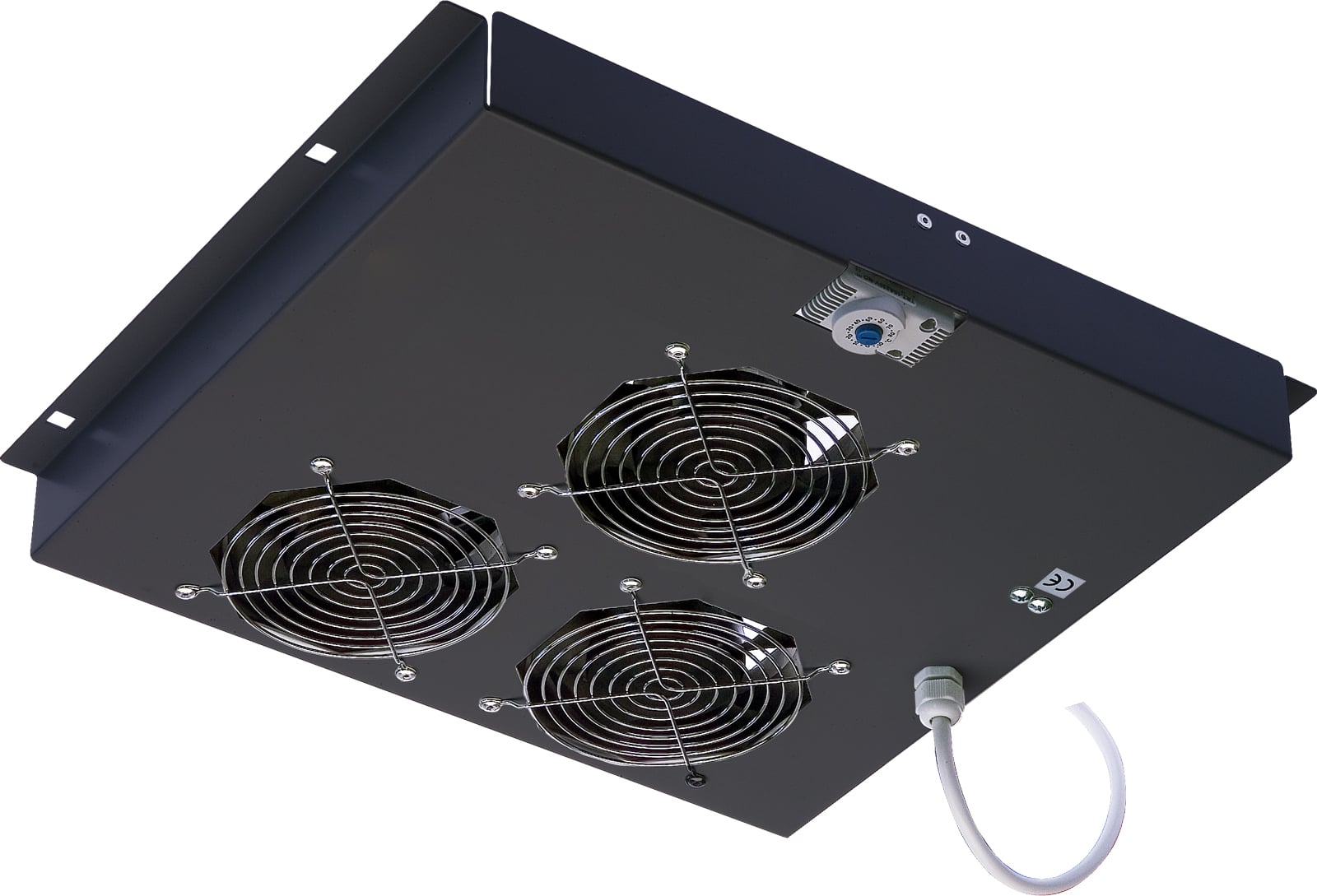 Gruppo 3 Ventole Soffitto con Termostato per Armadi Rack - Intellinet I-CASE FAN-10