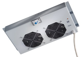Rack Ceiling Ventilation Kit 19" 2 Fans Gray - Intellinet I-CASE FAN-2