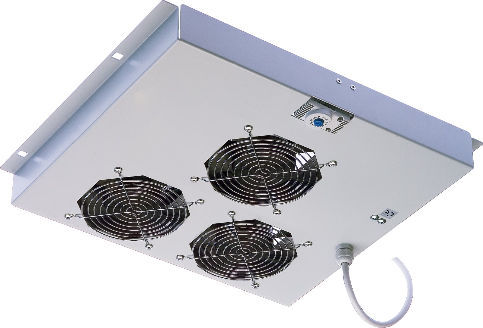 Gruppo 3 Ventole a Soffitto con Termostato per Armadi Rack - Intellinet I-CASE FAN-3
