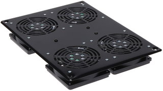 4 Ceiling Fan Unit for Rack 19" NetRack - Techly Professional I-CASE FAN-4FPBK
