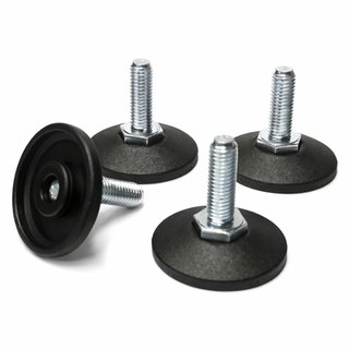 Kit 4 Leveling Feet for Rack Cabinets - Intellinet I-CASE FEET-S
