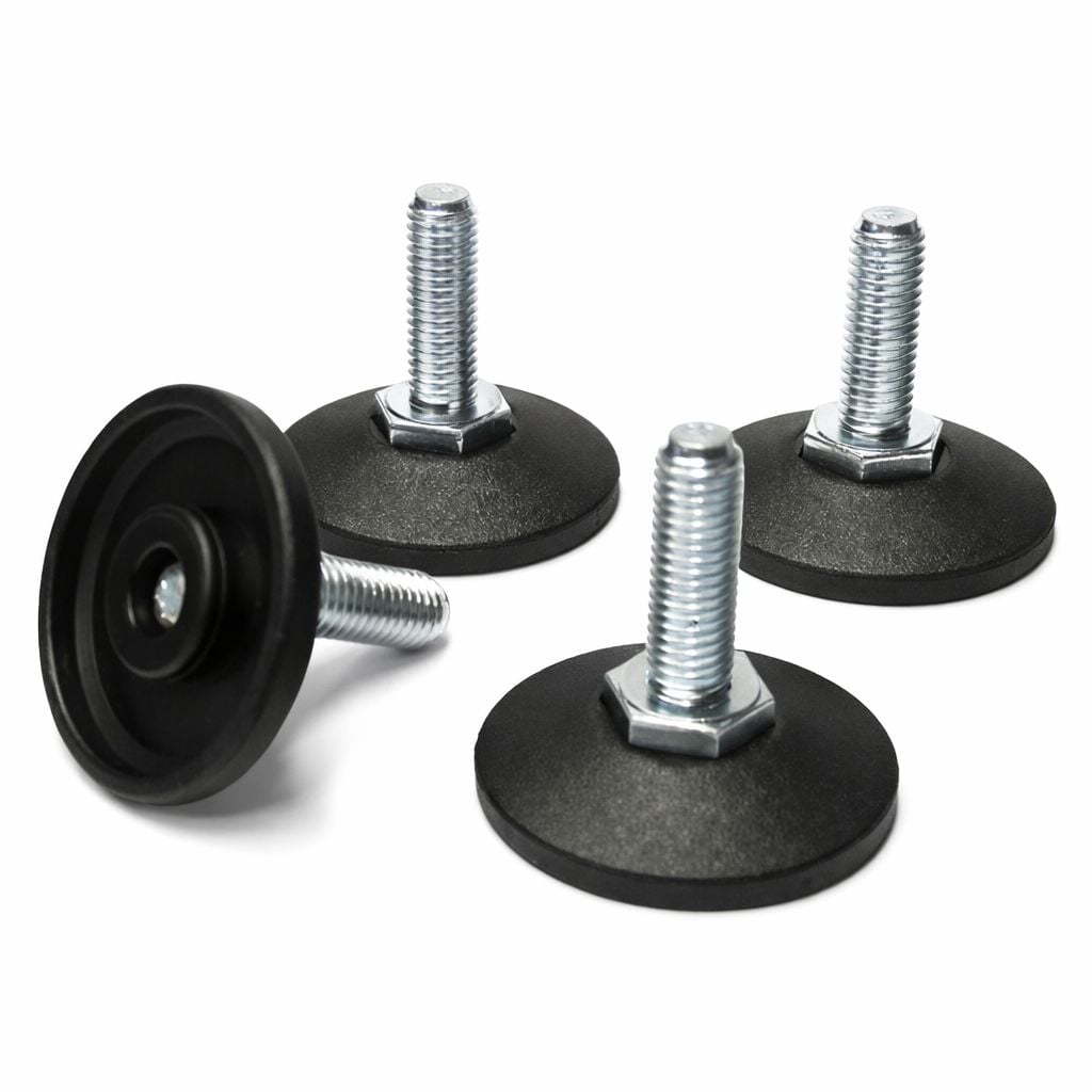 Kit 4 Piedi di Livellamento per Armadi Rack - Intellinet I-CASE FEET