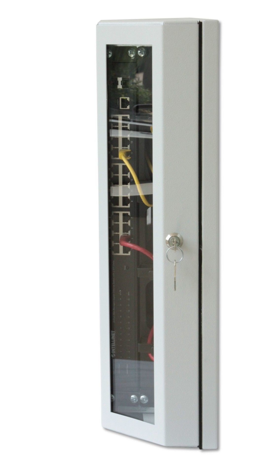 Armadio a muro 19'' Flat 9 Unità Grigio - Techly Professional I-CASE FL-09-BGT