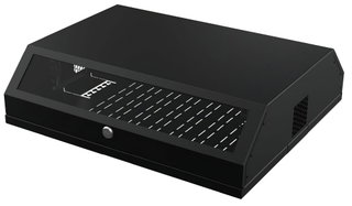 Armadio a muro 19" Flat 9 Unità Nero - Techly Professional I-CASE FL-09-BKT