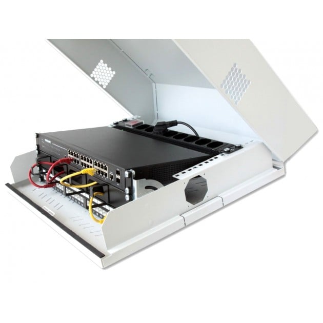 Armadio a muro 19'' Flat 9 Unità Nero - Techly Professional I-CASE FL-09-BKT