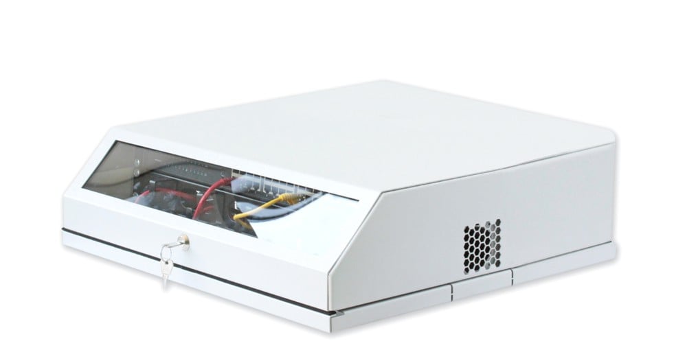 Armadio a muro 19'' Flat 9 Unità Bianco RAL9016 - Techly Professional I-CASE FL-09-WHT2