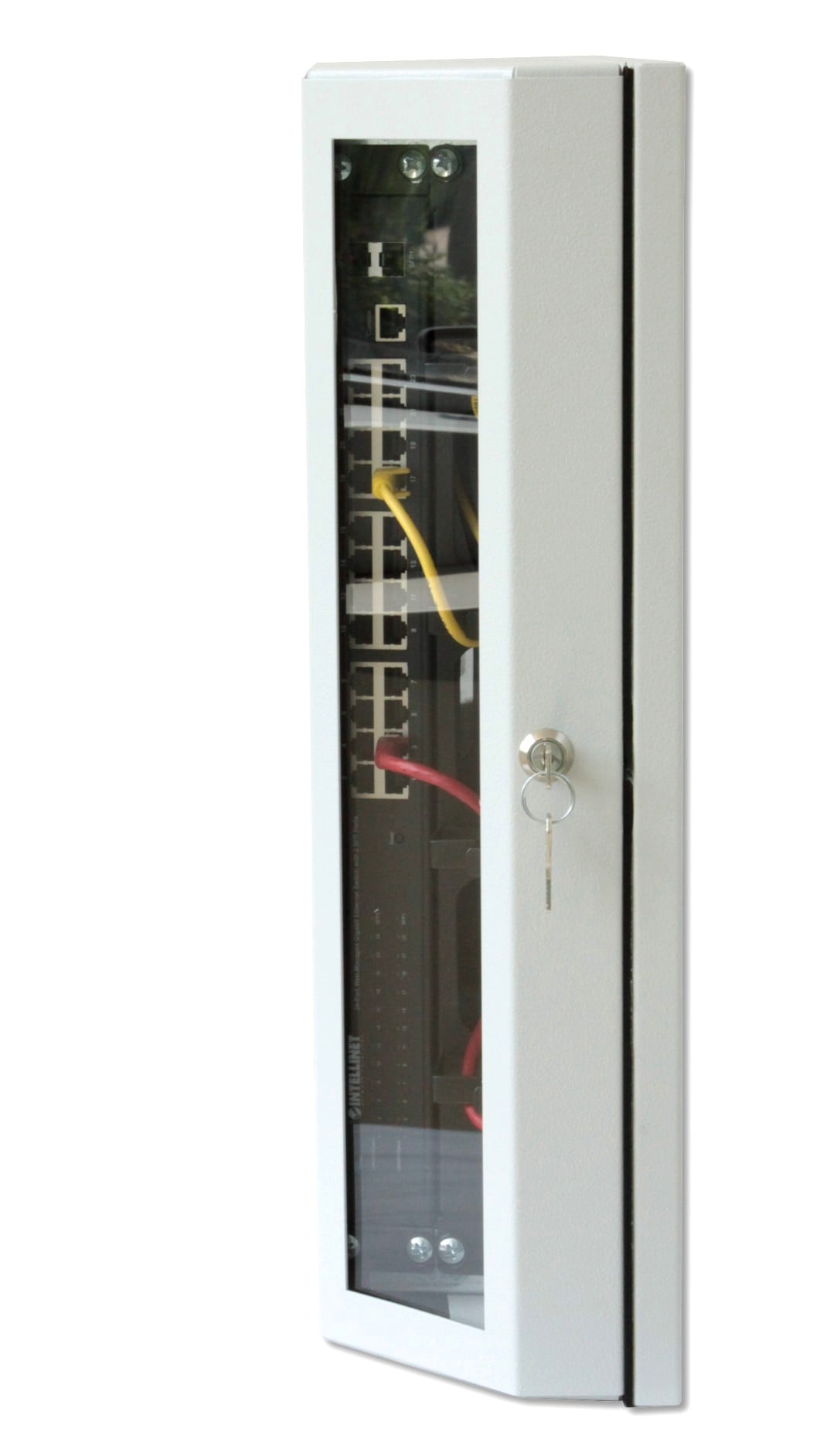 Armadio a muro 19'' Flat 9 Unità Bianco RAL9016 - Techly Professional I-CASE FL-09-WHT2