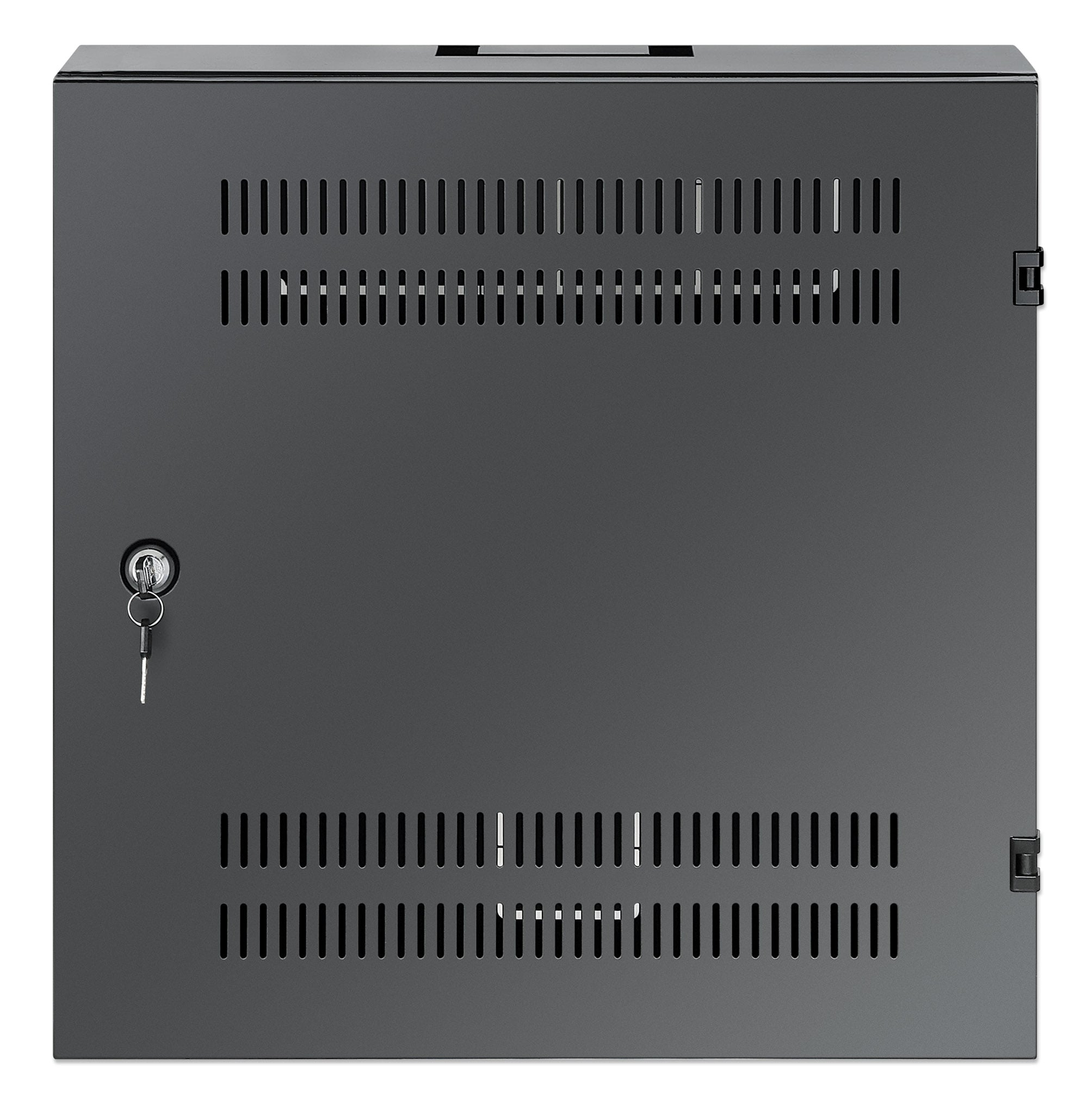 Armadio 19'' a muro a basso profilo con montanti orizzontali 4U e verticali 2U - Intellinet I-CASE FL-4X2BKI