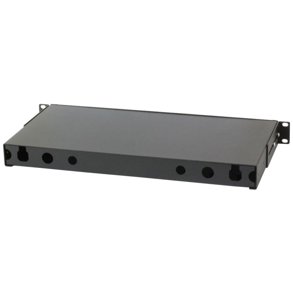 Cassetto Rack 19'' Fibra Ottica 12 porte SC Duplex Nero - Intellinet I-CASE FO-12SCD