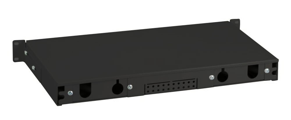 Cassetto Rack 19'' Fibra Ottica 12 porte LC Duplex/SC Simplex Nero - Intellinet I-CASE FO-12SCS