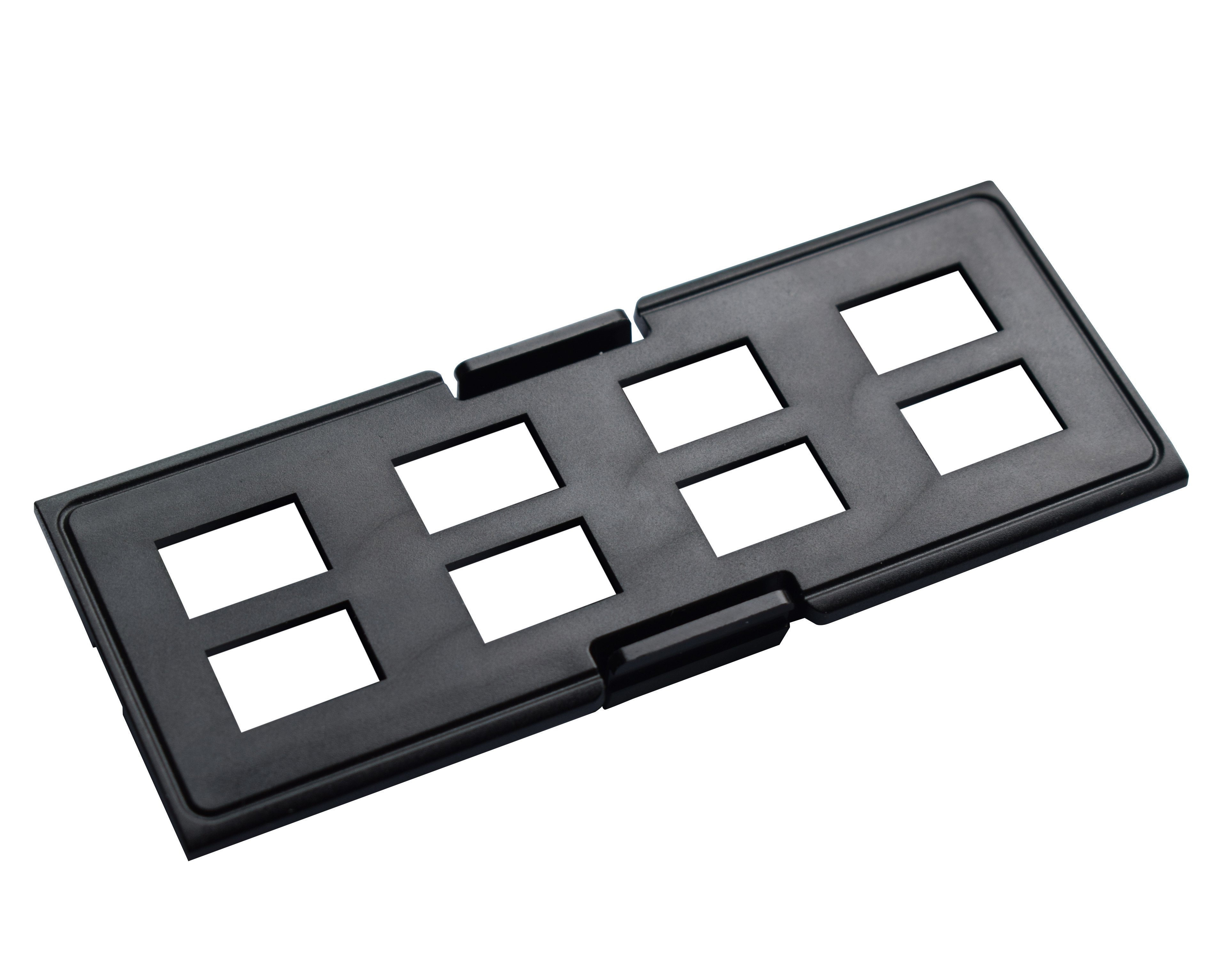 Pannello Frontale Adattatore 8 Posti MPO per Pannello Patch - Techly Professional I-CASE FO-48ADP-MPO