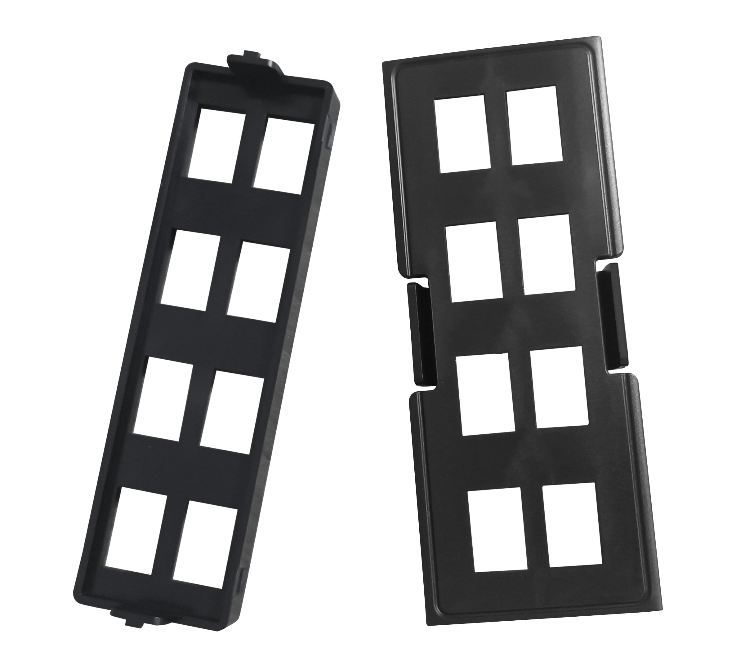 Pannello Frontale Adattatore 8 Posti MPO per Pannello Patch - Techly Professional I-CASE FO-48ADP-MPO
