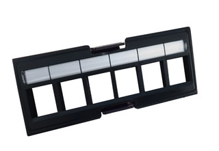 Pannello Frontale Adattatore 6 Posti RJ45 Keystone UTP per Pannello Patch - Techly Professional I-CASE FO-48ADP-RJ45