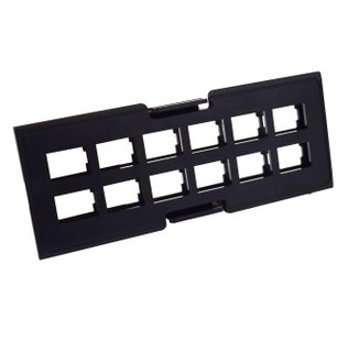 Pannello Frontale Adattatore 12 Posti SC/LC per Pannello Patch - Techly Professional I-CASE FO-48ADP-SCLC