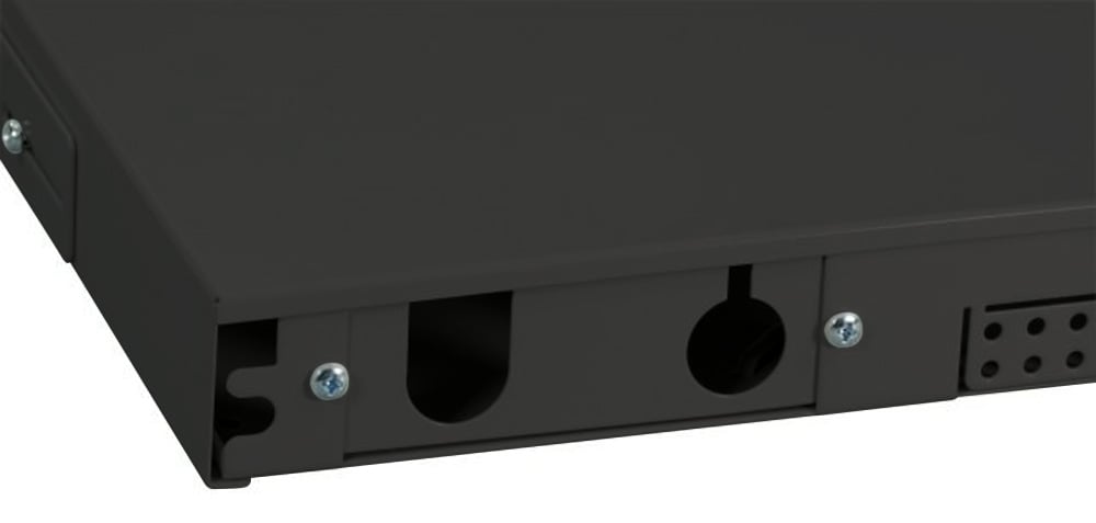 Cassetto Ottico 19'' 24 porte SC Duplex Nero Fisso - Intellinet I-CASE FO-B24SCD