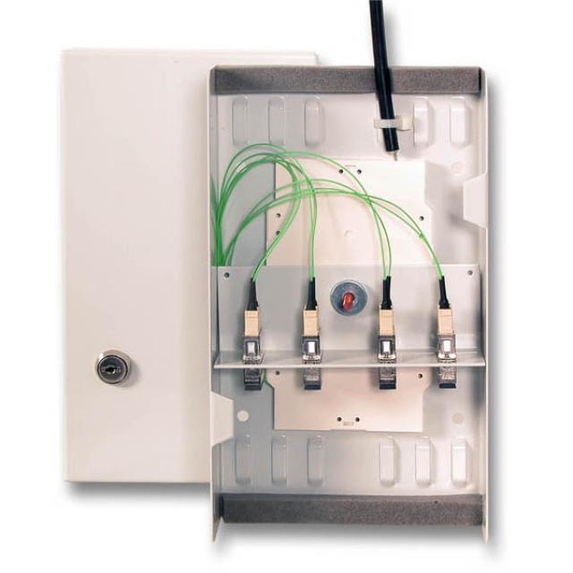 Box Ottico Compatto da Parete con Pannello Incluso RAL7035 - I-CASE FO-CSD1