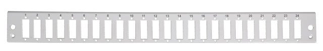 Pannello di distribuzione 24 bussole SC Duplex / LC Quad 1U Grigio - I-CASE FO-E24SCDV