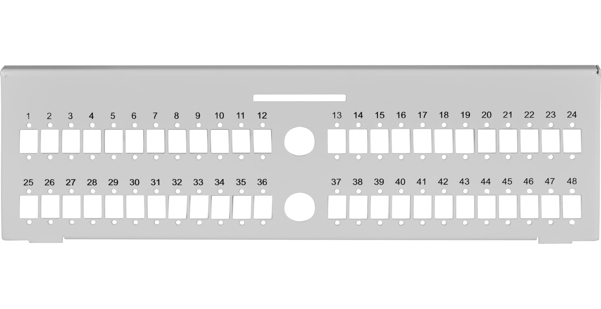 Pannello di Distribuzione Fibra Ottica 48 SC-Simplex per Box a Muro I-CASE FO-MWD2 - I-CASE FO-MWD248SC