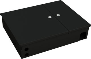 Box a Muro per Fibra Ottica Large Nero - Techly Professional I-CASE FO-MWLB