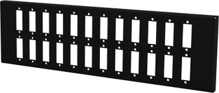 Piastra Adattatrice per 24 SC Duplex o 24 LC-Quad Nera - Techly Professional I-CASE FO-MWM24SCD