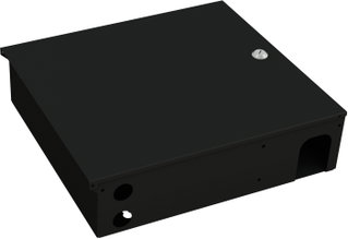 Box a Muro per Fibra Ottica Medium Nero - Techly Professional I-CASE FO-MWMB