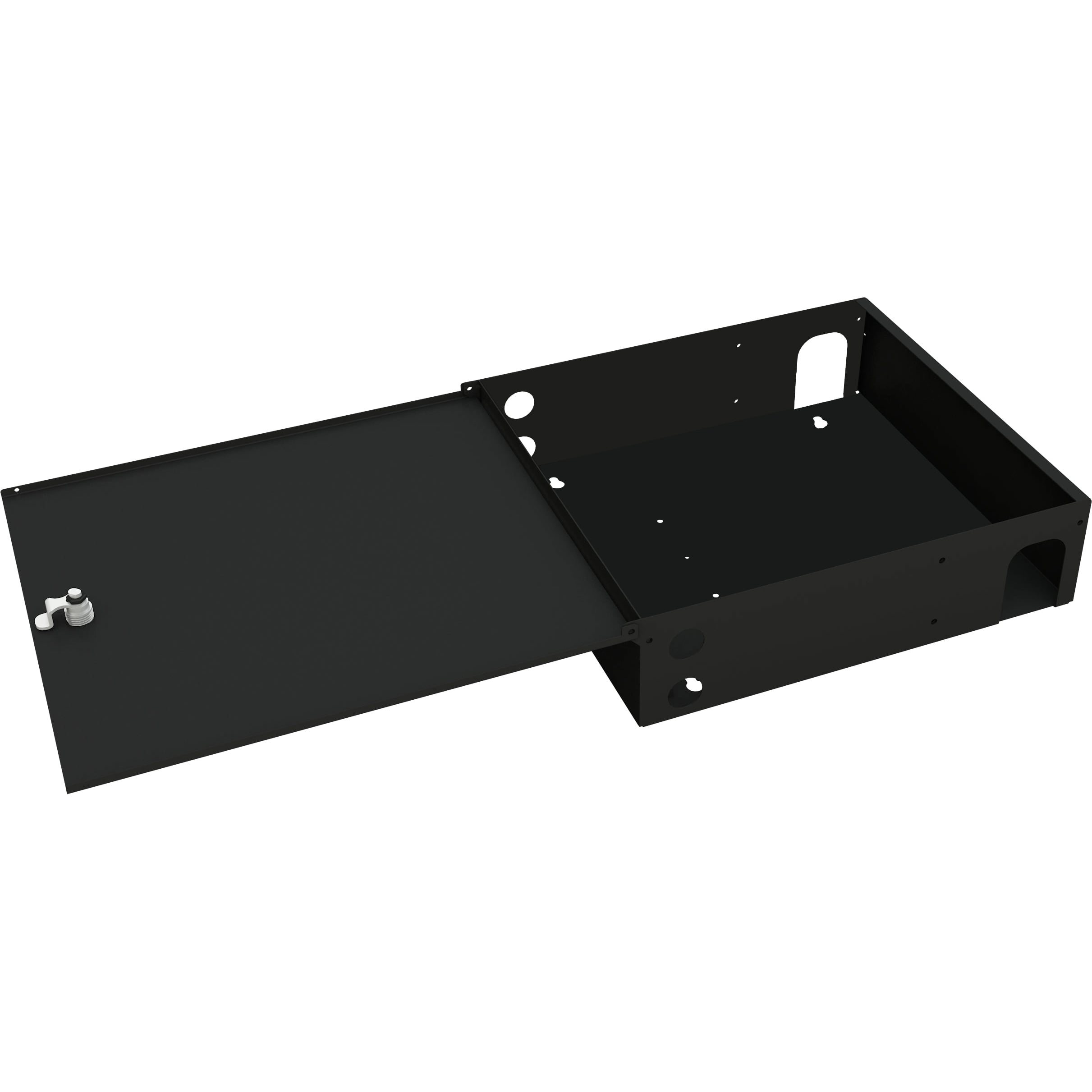 Box a Muro per Fibra Ottica Medium Nero - Techly Professional I-CASE FO-MWMB