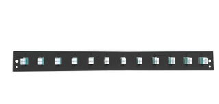 Front Panel for Optical Drawer 1U 12 LC Duplex OM3 Black - OEM I-CASE FOB-12LCD3
