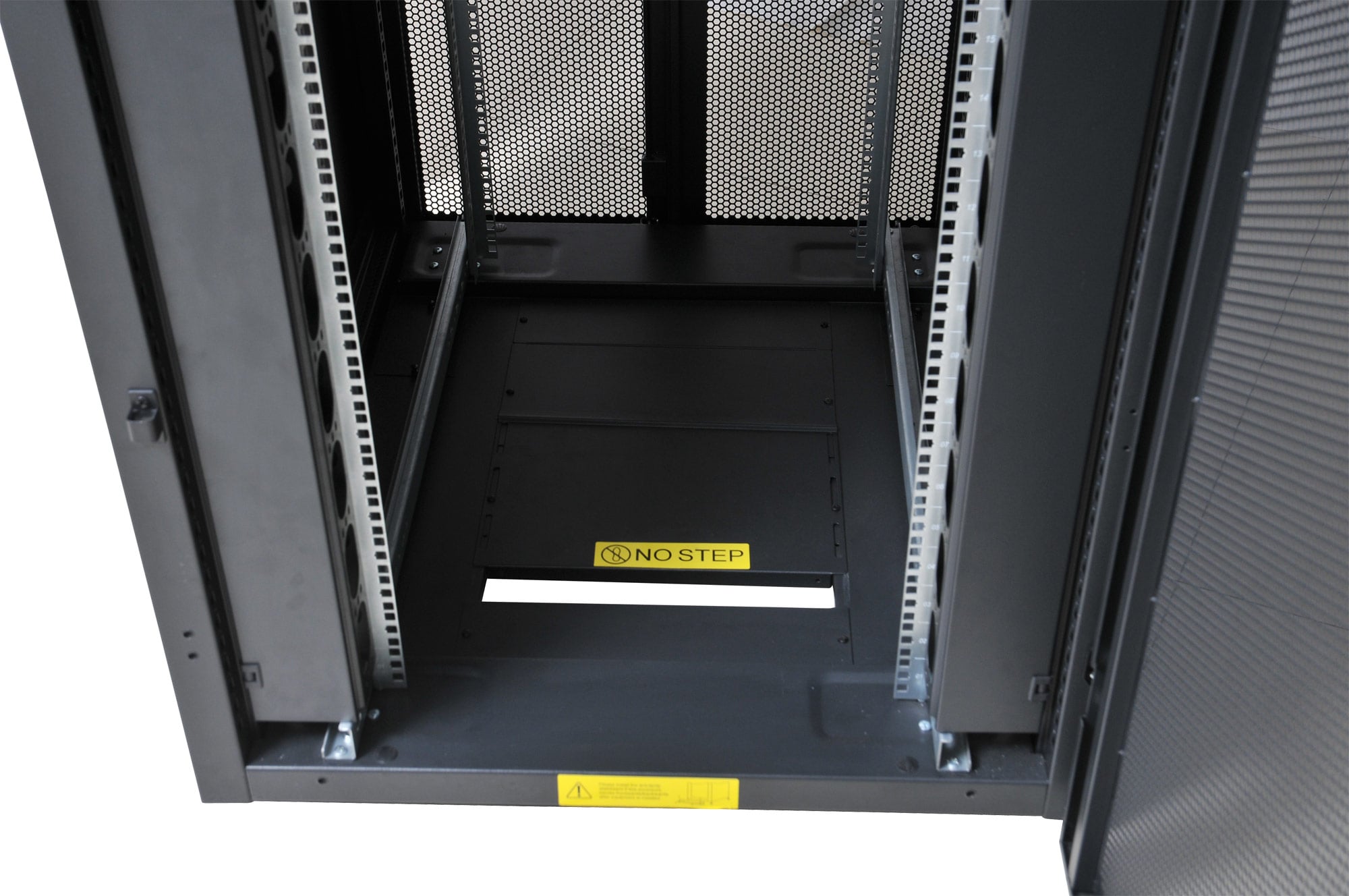 Armadio NetRack 19'' 600x1000 24 Unità Ventilato Nero da Assemblare - Techly Professional I-CASE FP-24VTBK2