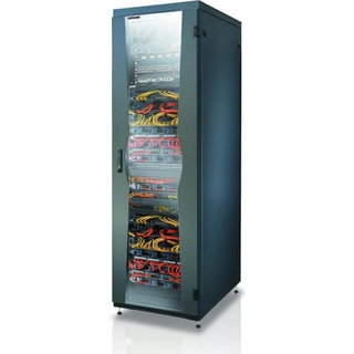 NetRack Cabinet 19" 600x600 33U black knock-down - Intellinet I-CASE FP-3306BKX