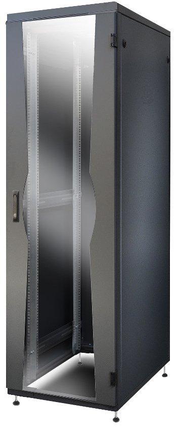 Armadio NetRack 19'' 800x800 33 Unità Nero da Assemblare - Intellinet I-CASE FP-3388BKX