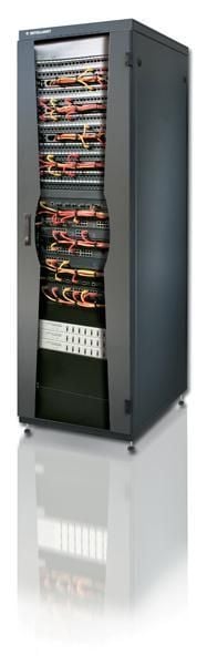 Armadio NetRack 19'' 600x1000 42 Unità Nero da Assemblare - Intellinet I-CASE FP-4210BKX
