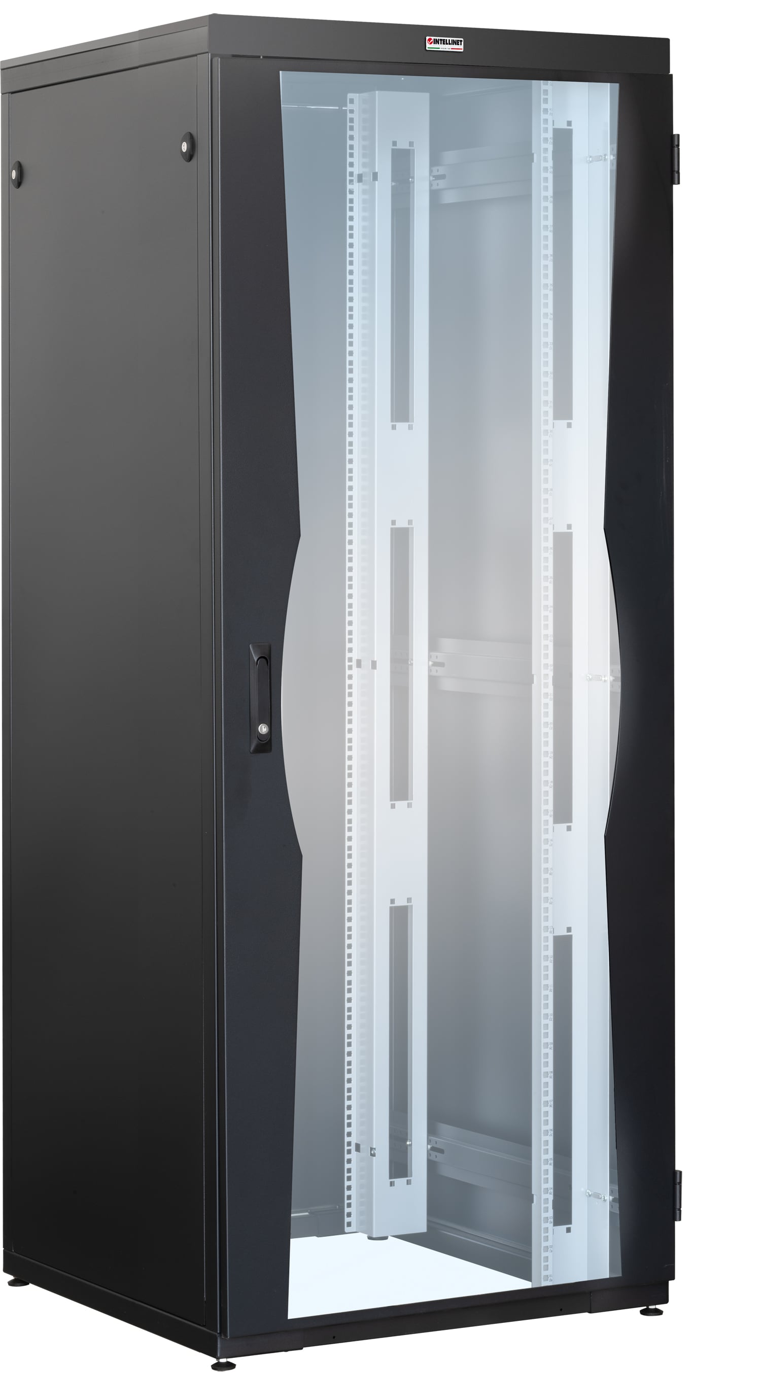Armadio NetRack 19'' 800x800 42 Unità Nero da Assemblare - Intellinet I-CASE FP-4288BKX