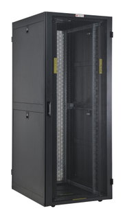 Armadio NetRack 19" 600x1000 42 Unità Ventilato Nero da Assemblare - Techly Professional I-CASE FP-42VTBK2