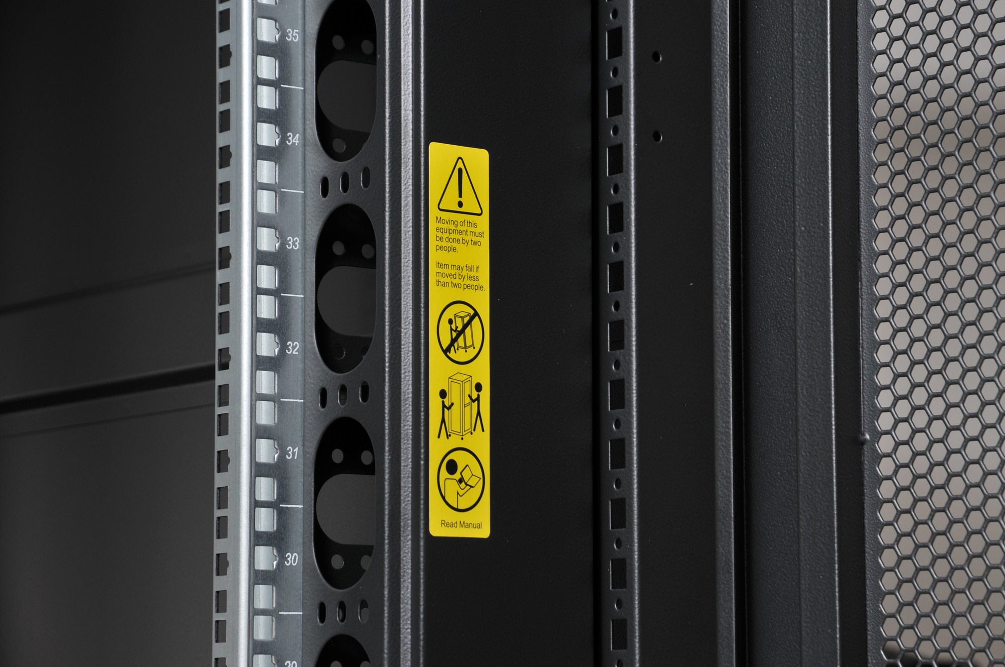 Armadio NetRack 19'' 600x1000 42 Unità Ventilato Nero da Assemblare - Techly Professional I-CASE FP-42VTBK2