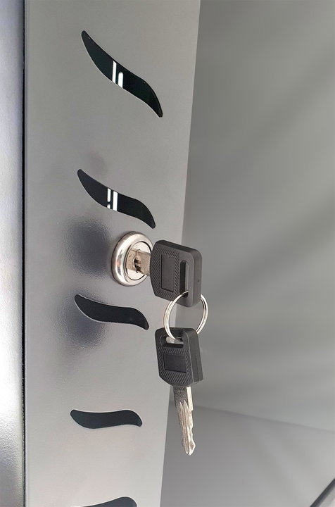 Armadio Rack 19" a Muro 9U P.450 mm Flat Pack Grigio - Techly Professional I-CASE FP-4509G